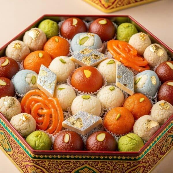 Freshly baked Mix mithai from Noshahi Qadri